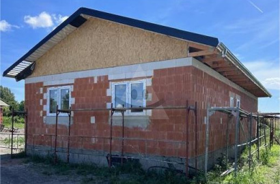 A family house under construction in the village of Lipové for sale