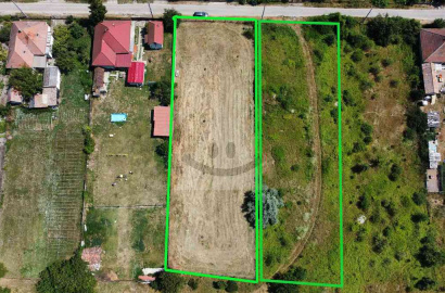 Wide building plot with electricity in Marcelová for sale