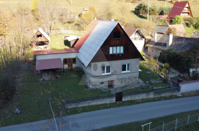 Na predaj rodinný dom, chalupa, 1034 m2, Chvojnica pri Prievidzi