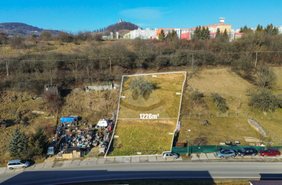 Unique plot of land in the center of Banská Štiavnica